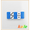 Doppel 6 Doppeldecker Blaues Domino Spiel